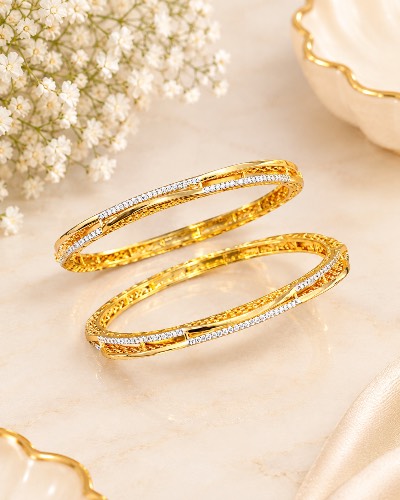 AD Bangles Gold Plated Bangles — Bangles, RW2400
