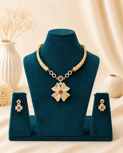 Gold Plated Necklace — Necklace, RW2021