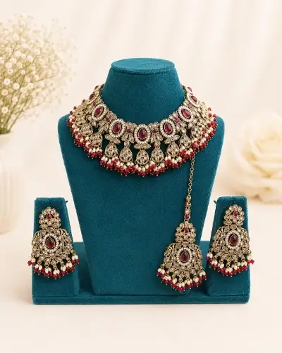 Kundan Necklace — Necklace, RW1794
