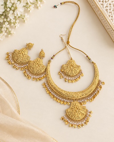 Gold Plated Necklace — Necklace, RW2381