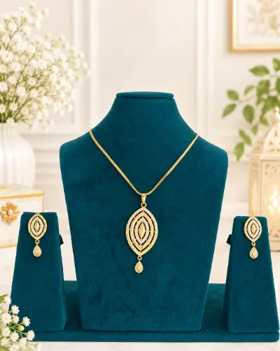 Gold Plated Pendent Set — Pendent Set, RW2802