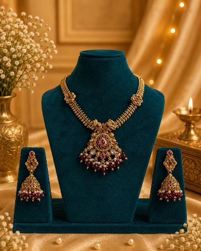 Gold Plated Necklace — Necklace, RW1784