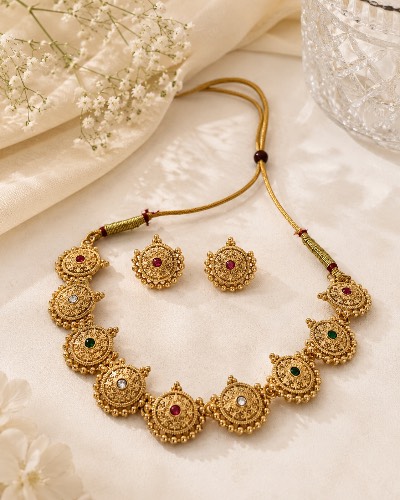 Gold Plated Necklace — Necklace, RW1712
