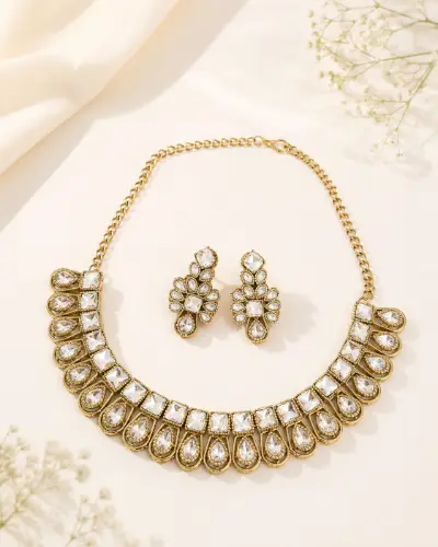 Kundan Necklace — Necklace, RW1755
