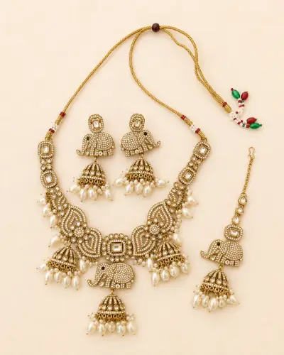 Kundan Necklace — Necklace, RW1710