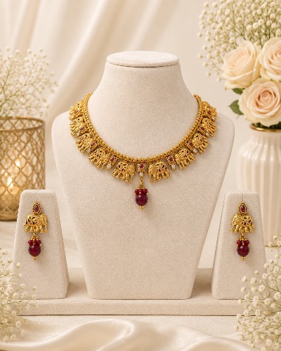 Gold Plated Necklace — Necklace, RW1754