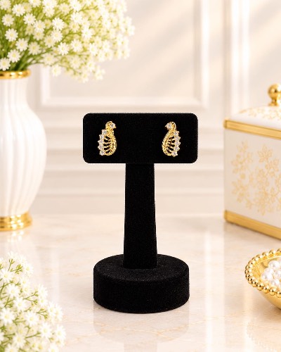 Gold Plated Stud Earring — Earring, RW2789
