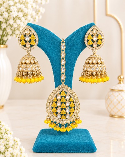 Gold Plated Tikka Set — Tikka Set, RW2285