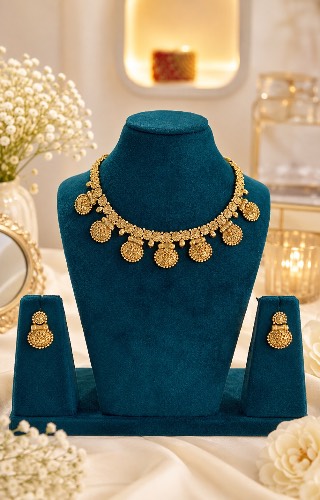 Gold Plated Necklace — Necklace, RW1764