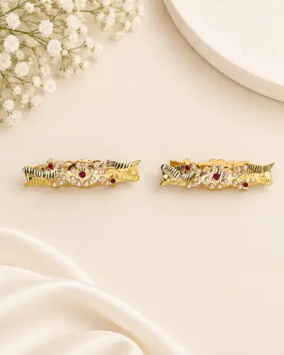 Gold Plated Jadauu Hair Accessories — Hair Accessories, RW2698