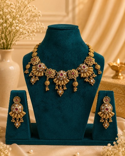 Gold Plated Necklace — Necklace, RW1779