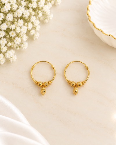Bali Gold Plated Earring — Earring, RW2779