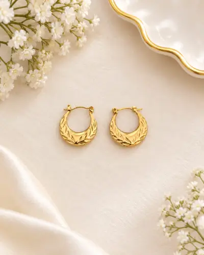 Gold Plated Earring — Earring, RW2554