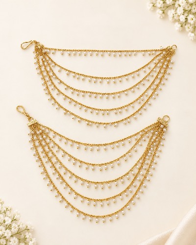 Gold Plated Ear Chain — Ear Chain, RW2679