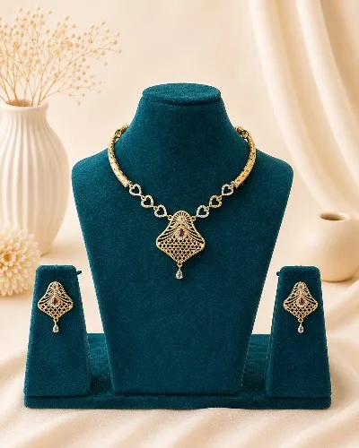 Gold Plated Necklace — Necklace, RW2025
