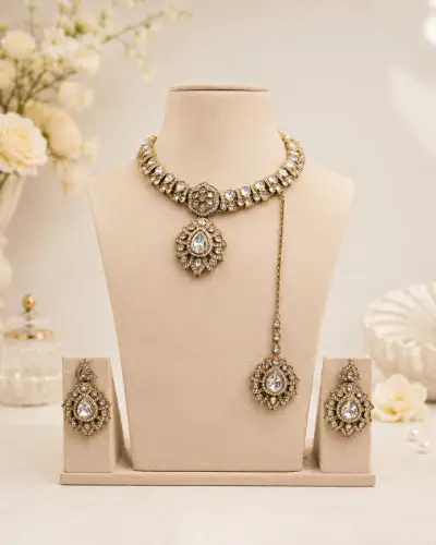 Kundan Necklace — Necklace, RW1693