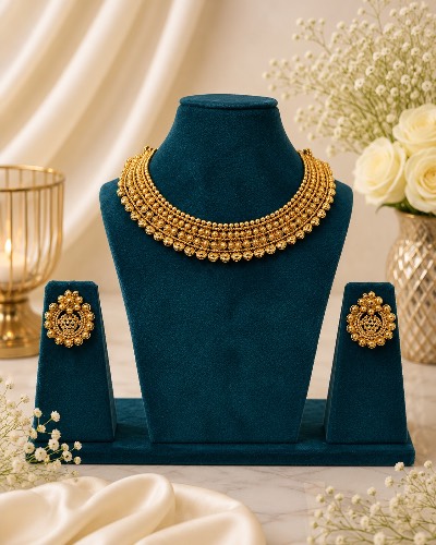 Gold Plated Necklace — Necklace, RW1735