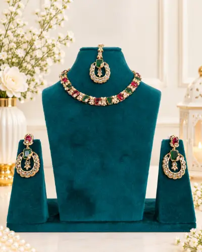 Kundan Necklace — Necklace, RW2520