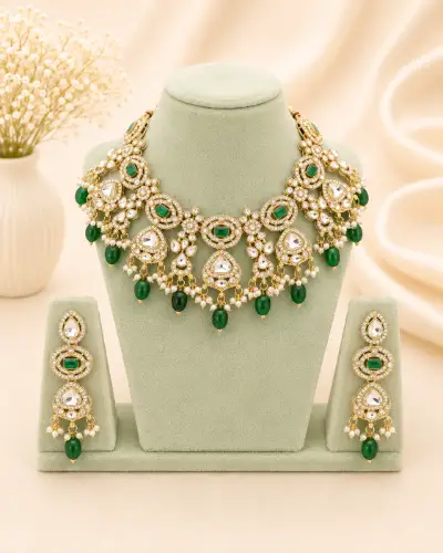 Kundan Necklace — Necklace, RW1691