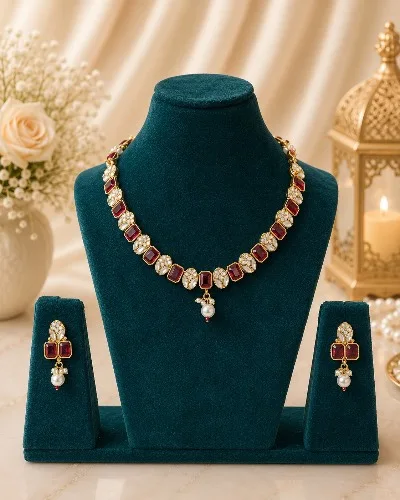 Gold Plated Necklace — Necklace, RW1899