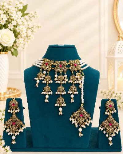 Gold Plated Necklace — Necklace, RW2613