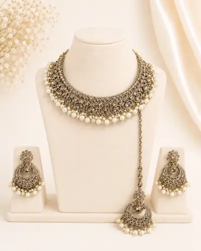 Kundan Necklace — Necklace, RW1762