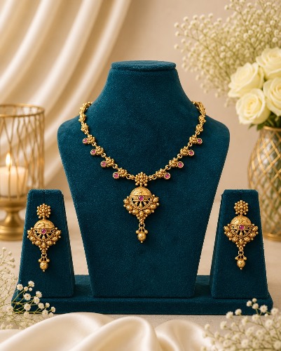 Gold Plated Necklace — Necklace, RW1743