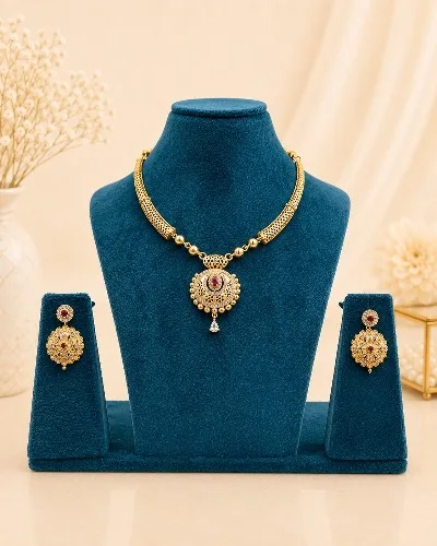 Gold Plated Necklace — Necklace, RW2049