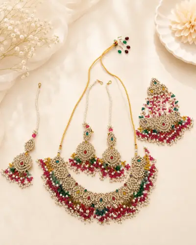 Kundan Necklace — Necklace, RW1799