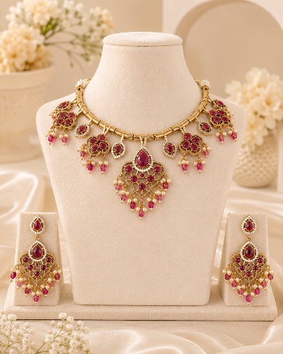 Gold Plated Necklace — Necklace, RW1715