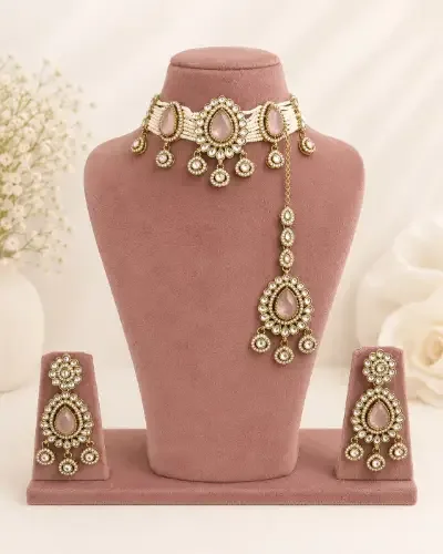 Kundan Necklace — Necklace, RW1792