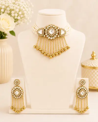 Kundan Necklace — Necklace, RW1746