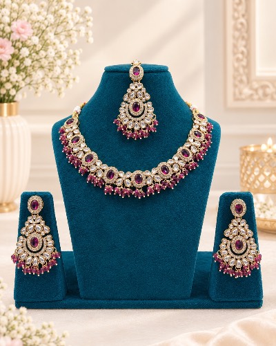 Kundan Necklace — Necklace, RW2273