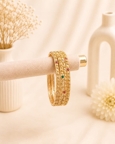 Gold Plated Bangles — Bangles, RW1820