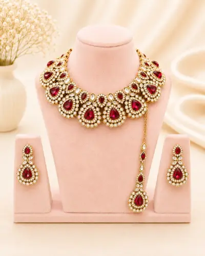 Kundan Necklace — Necklace, RW1690