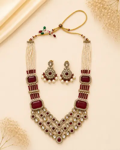 Kundan Necklace — Necklace, RW1667