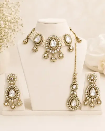 Kundan Necklace — Necklace, RW1793