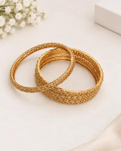 Gold Plated Bangles — Bangles, RW2462