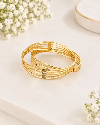 Gold Plated Bangles — Bangles, RW2456