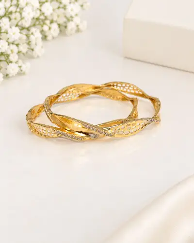 Gold Plated Bangles — Bangles, RW2465