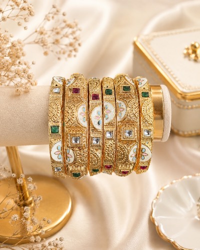 Gold Plated Bangles — Bangles, RW1800
