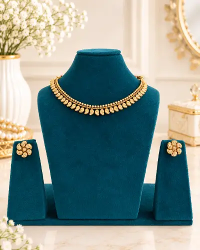 Gold Plated Necklace — Necklace, RW2828