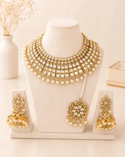 Kundan Necklace — Necklace, RW1713