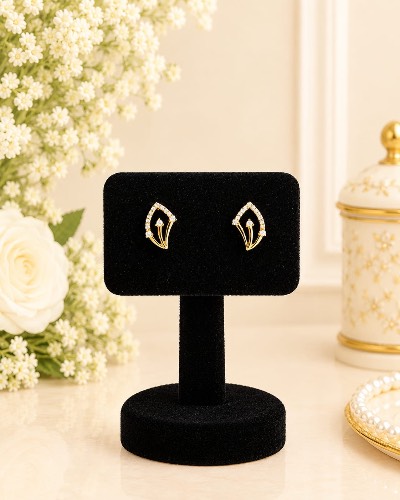 Gold Plated Stud Earring — Earring, RW2751