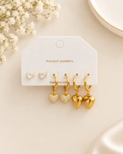 Gold Plated Earring — Earring, RW2555