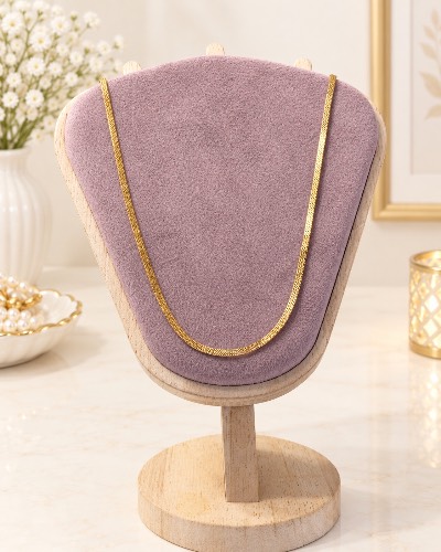 26 Inch Gold Plated Triple Line Chain — Chain, RW2450