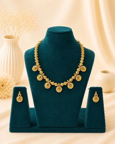 Gold Plated Necklace — Necklace, RW2019