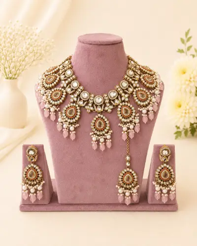 Kundan Necklace — Necklace, RW1773
