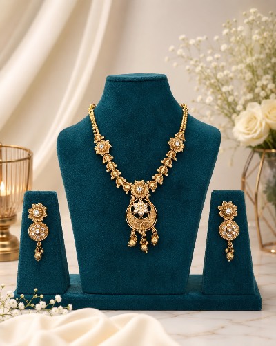 Gold Plated Necklace — Necklace, RW1732