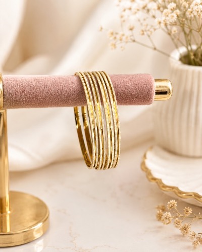 Gold Plated Bangles — Bangles, RW1813